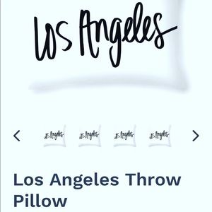 La throw pillow